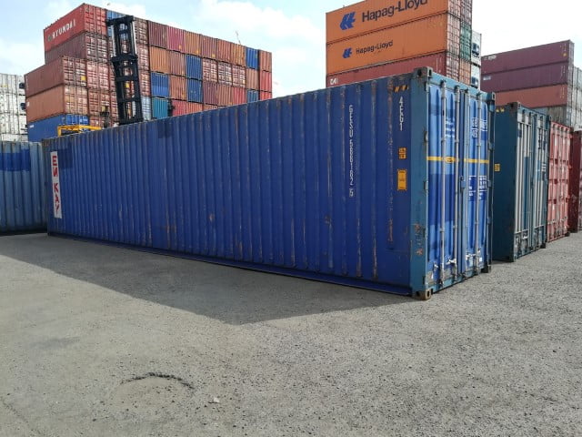 45 'Pallet de alto cubo de paletas de mar Contenedor de mar |Usado b/b+ - Imagen 2