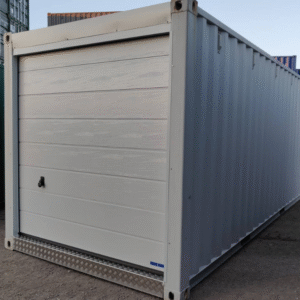 Alternative view of Nuevo contenedor 20′ (6 metros) | 20’DD Con puertas adicionales | MCKU2004798 – TALLINN (con puerta elevable) Gris claro