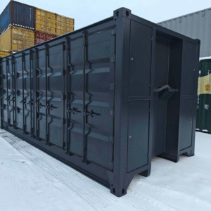 Alternative view of Contenedores marítimos 20 pies MIIU6248799 lateral abierto nuevo