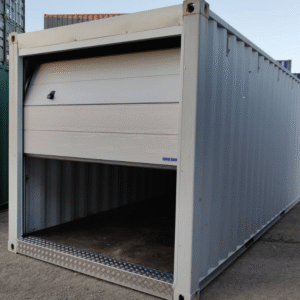 Nuevo contenedor 20′ (6 metros) | 20’DD Con puertas adicionales | MCKU2004798 – TALLINN (con puerta elevable) Gris claro