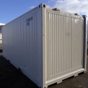 20 'ex reefer contenedor aislado