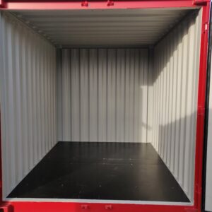 Alternative view of Nuevo contenedor 10′ – 3 metros – MIIU0133777 Rojo RAL3000